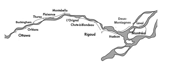 Carte du CDO Carte du chemin